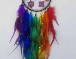 Self Healing - Stained glass dream catcher