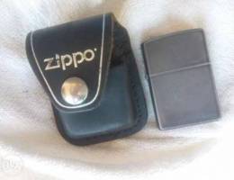 Zippo lighter and Leather case