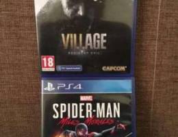 Resident evil village/ spider man miles mo...