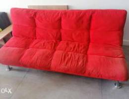 Red Sofa Bed