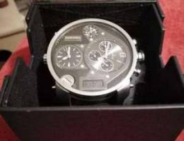 Original diesel big daddy chrome watch