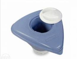 Deluxe floating chlorine dispenser for swi...