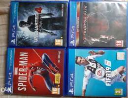 Playstation 4 games all together 25$