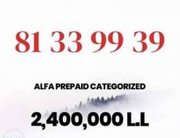 alfa categorized big number