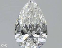 1.01ct Pear Diamond E VVS2 GIA HPHT