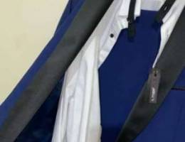 blue tuxedo with chemise (new)