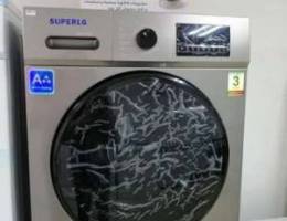 Full Automatic 8kgs white silver (1 yr gua...