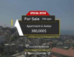 High-End Apartment in Awkar with Amazing S...