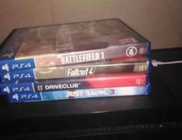 Ps4 games 8$ each drive club 5$