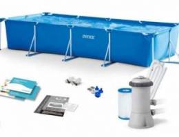 Intex pool size 300x200x75 cm + filter + c...