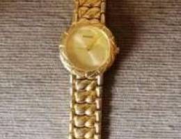 Golden plated watch