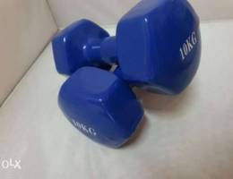 10 kilo Vinyl Dumbbells Needed