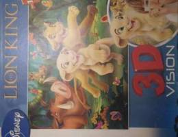 clementoni 3d vision puzzle lion king 104p...