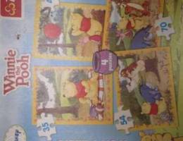 disney trefel set of 4 puzzles winnie the ...