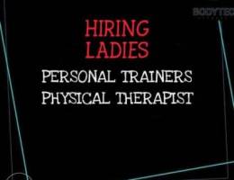 Ladies personal trainer needed