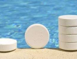 Chlore & chemicals for pools.