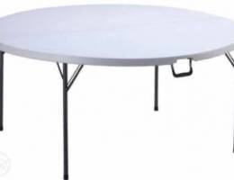 foldable round table