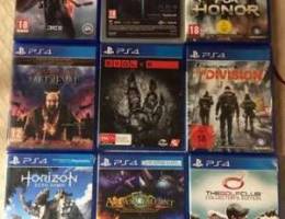 9 ps4 games.. All together for 450.000