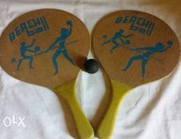 Beach ball rackets