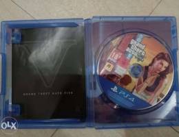 Ps4 gta 5 like new with catalogue for 200a...