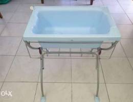 baby bath bagno with stand