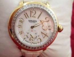 Original Swiss made GRUEN women real diamo...