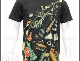 ZOO YORK zoo spew skate T-shirt / black /S...