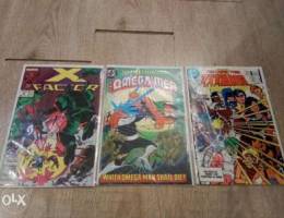 3 vintage comics from the 90s