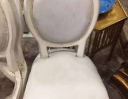 antique chairs ÙƒØ±Ø§Ø³ÙŠ Ø¹Ø¯Ø¯ Ù¦ Ù…Ù„ÙˆÙƒÙŠ