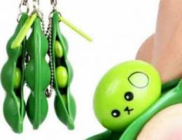 2 in 1 keychain and cute squeeze bazela to...