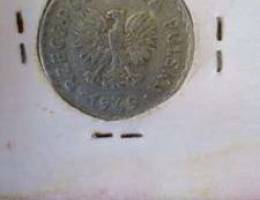 Very old Poland coin from 1949