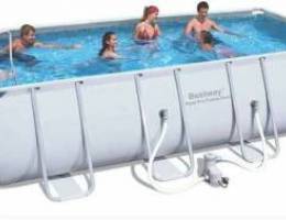 4.88 x 244 x 1.22 rectangle family pool fu...