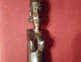 Antic African ebony wood statue Ø«Ù…Ø«Ø§Ù„ Ø§Ù†ØªÙŠ...