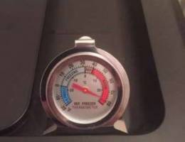 Stainless steel thermometer for fridge/fre...