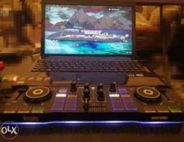 Dj controller portable with built-in light...