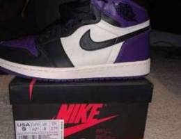 Air Jordan 1 court purple size 9