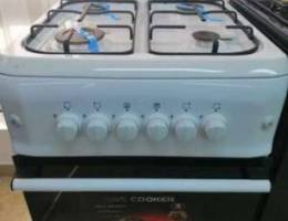 Gas oven-4eyes white/silver ÙƒÙØ§Ù„Ø© Ø³Ù†Ø©