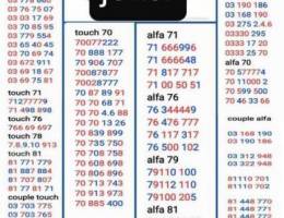 all recharge numbers