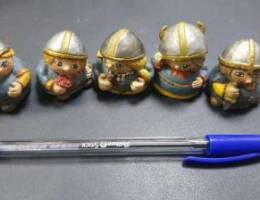 5 norway vikings figures