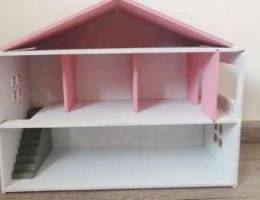 wooden doll house