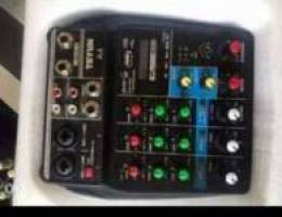 mixer 2 channel usb effect