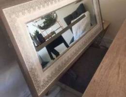 wall mirror / wood / like new / high quali...