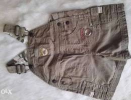 Baby boys overall shorts. Size 6-9 months