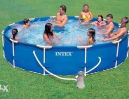 366 x 76 cm with filter pump intex pool Ù…Ø³...