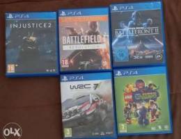 Selling or trading ps4 games, very clean, ...