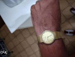 Baume &mercier watch for man full gold wit...