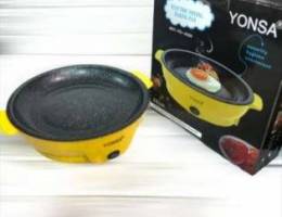 Electric frying baking pan