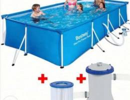 Bestway pool size 400x211x81 cm +filter +d...