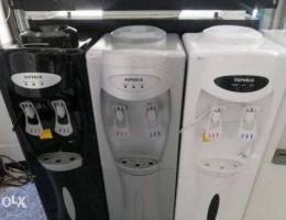 Water cooler white black silver New