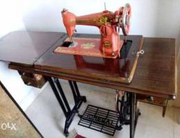 Sewing Machine (with wooden table)